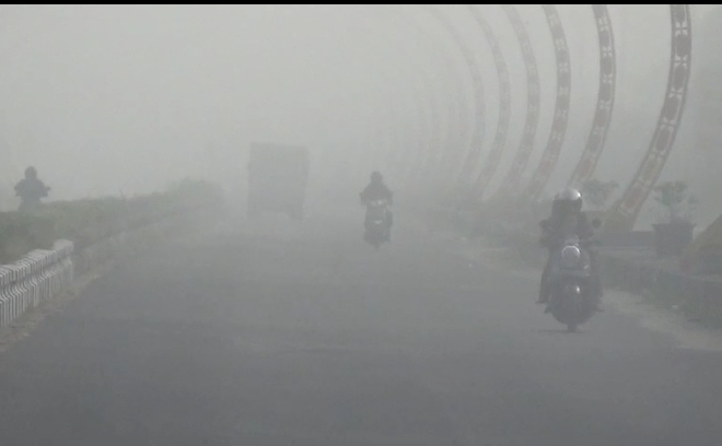 Kabut Asap Mulai Selimuti Kota Sampit Akibat Kebakaran Lahan