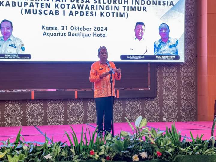 Pemkab Kotim Harapkan Keberadaan Apdesi Bisa Meningkat Harkat dan Martabat Masyarakat Desa