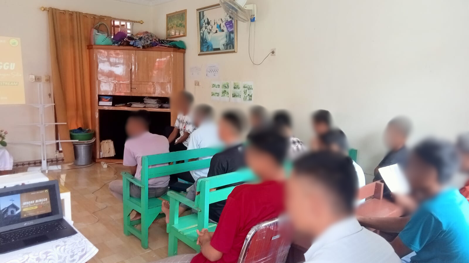 Perkuat Iman dan Spiritualitas, WBP Agama Kristen Lapas Sampit Rutin Laksanakan Ibadah Minggu
