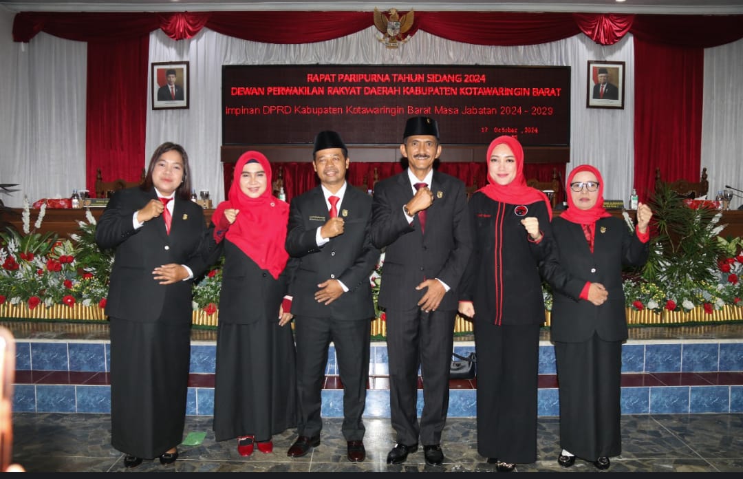 Pelantikan Pimpinan Definitif DPRD Kobar, Mina Irawati Harapkan Sinergi Lebih Kuat dengan Pemkab