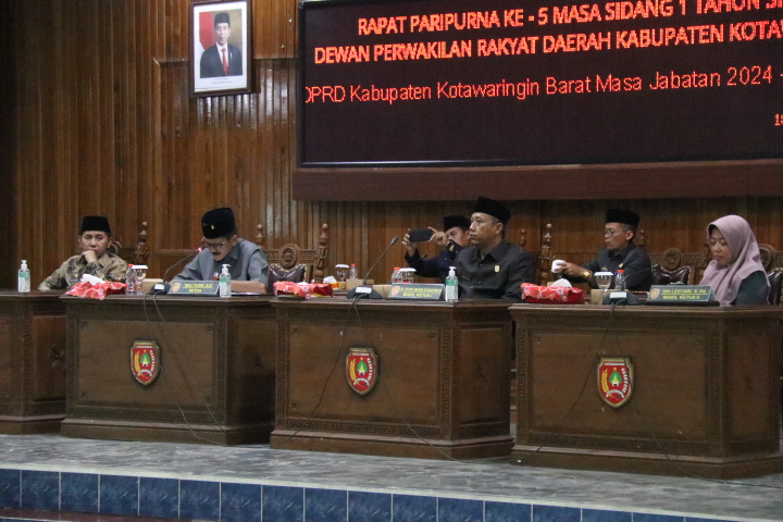 DPRD Kotawaringin Barat Tetapkan Alat Kelengkapan Dewan Masa Jabatan 2024-2029