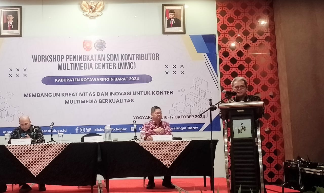 Workshop Digital Upaya Meningkatkan Kreativitas dan Profesionalitas Kontributor Multimedia Center Kobar