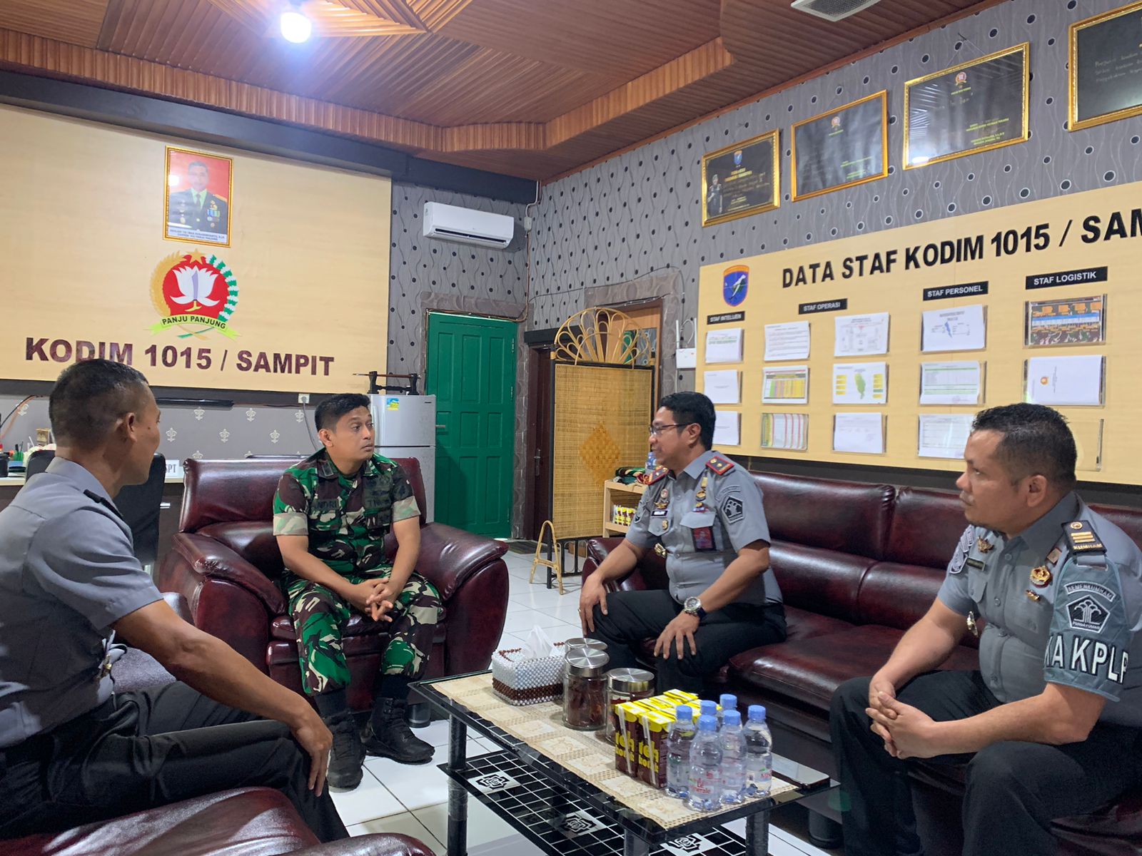 Kunjungi Kodim 1015/Sampit, Kalapas Sampit: Kerja Sama Ini untuk Memastikan Situasi Lapas Aman Selama Proses Pilkada
