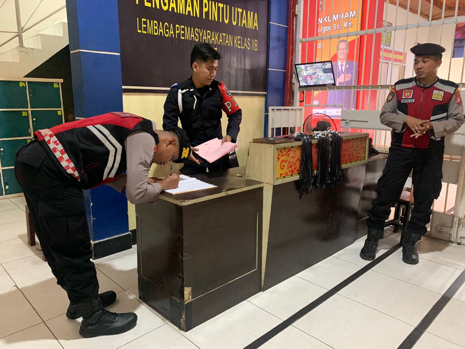 Perkuat Sinergi Keamanan, Lapas Sampit Terima Kunjungan Anggota Polres Kotim