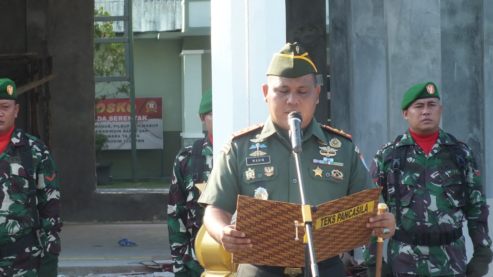 Dandim 1014/Pbn Pimpin Upacara Hari Sumpah Pemuda ke-96