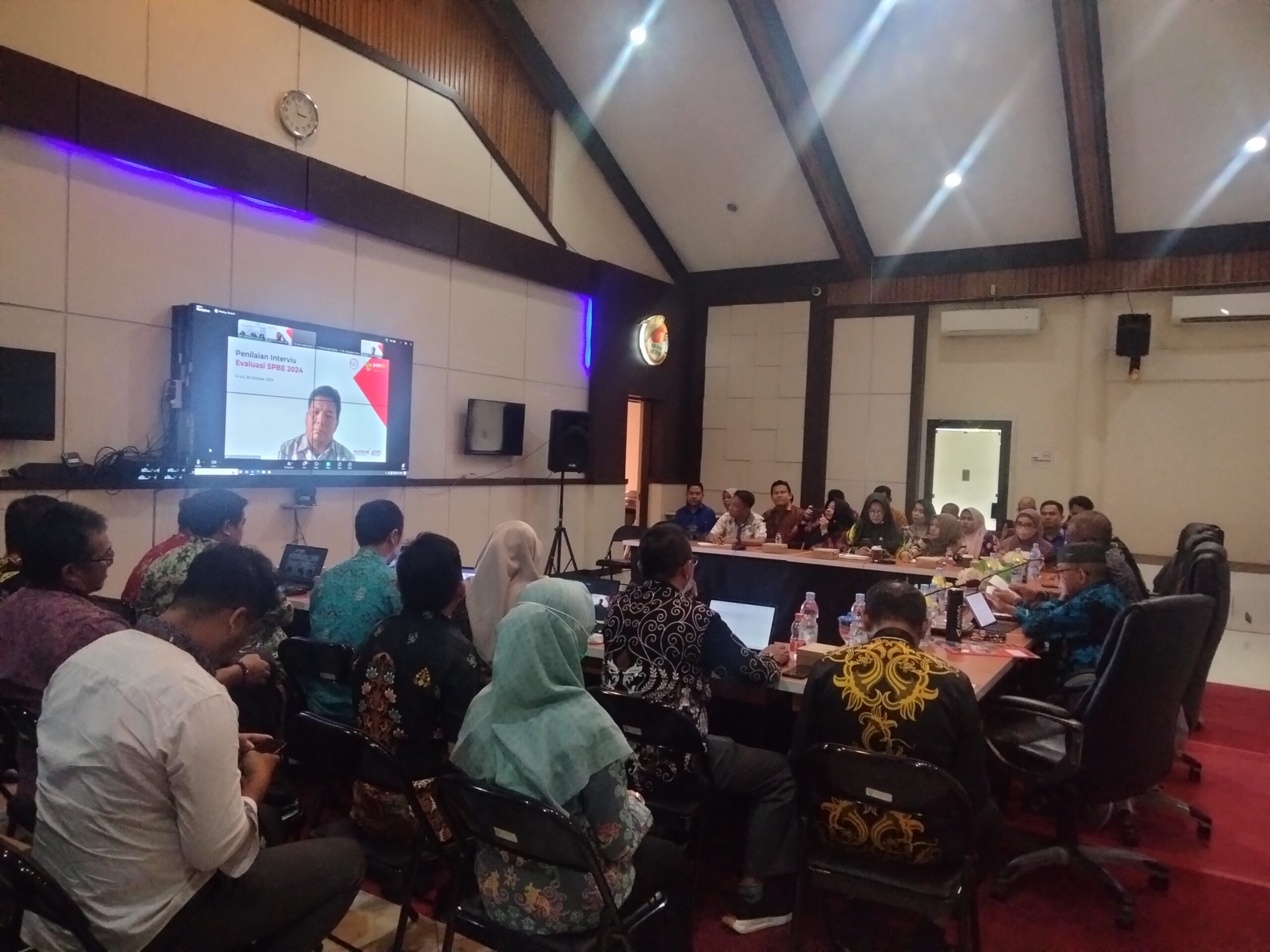 Pemkab Kotim Dilakukan Penilaian Interviu Evaluasi SPBE oleh Kementerian PAN-RB