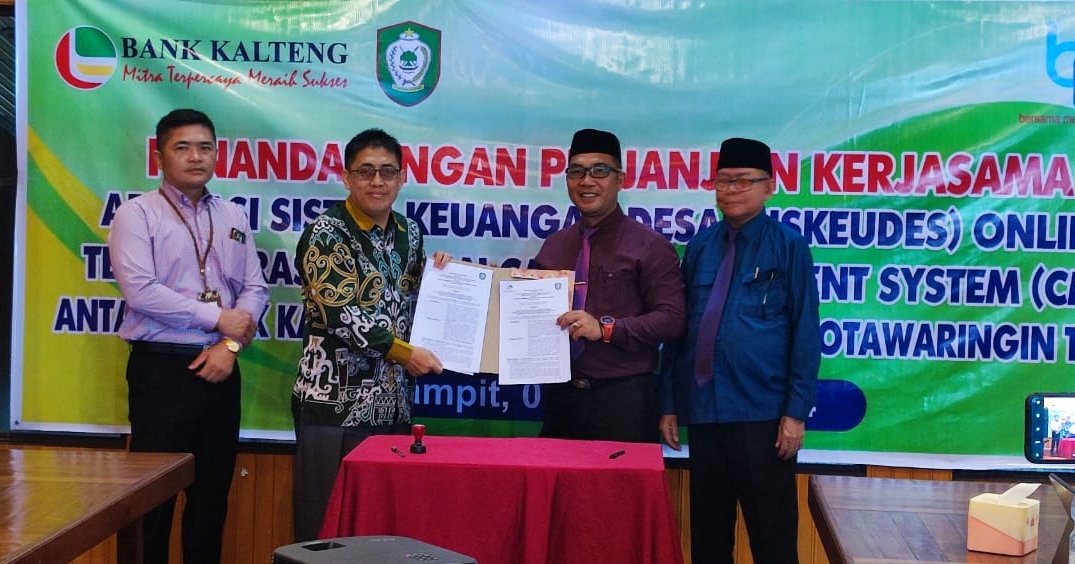 DPMD Kotim Kerjasama dengan Bank Kalteng dalam Mengintegrasikan Aplikasi Siskeudes