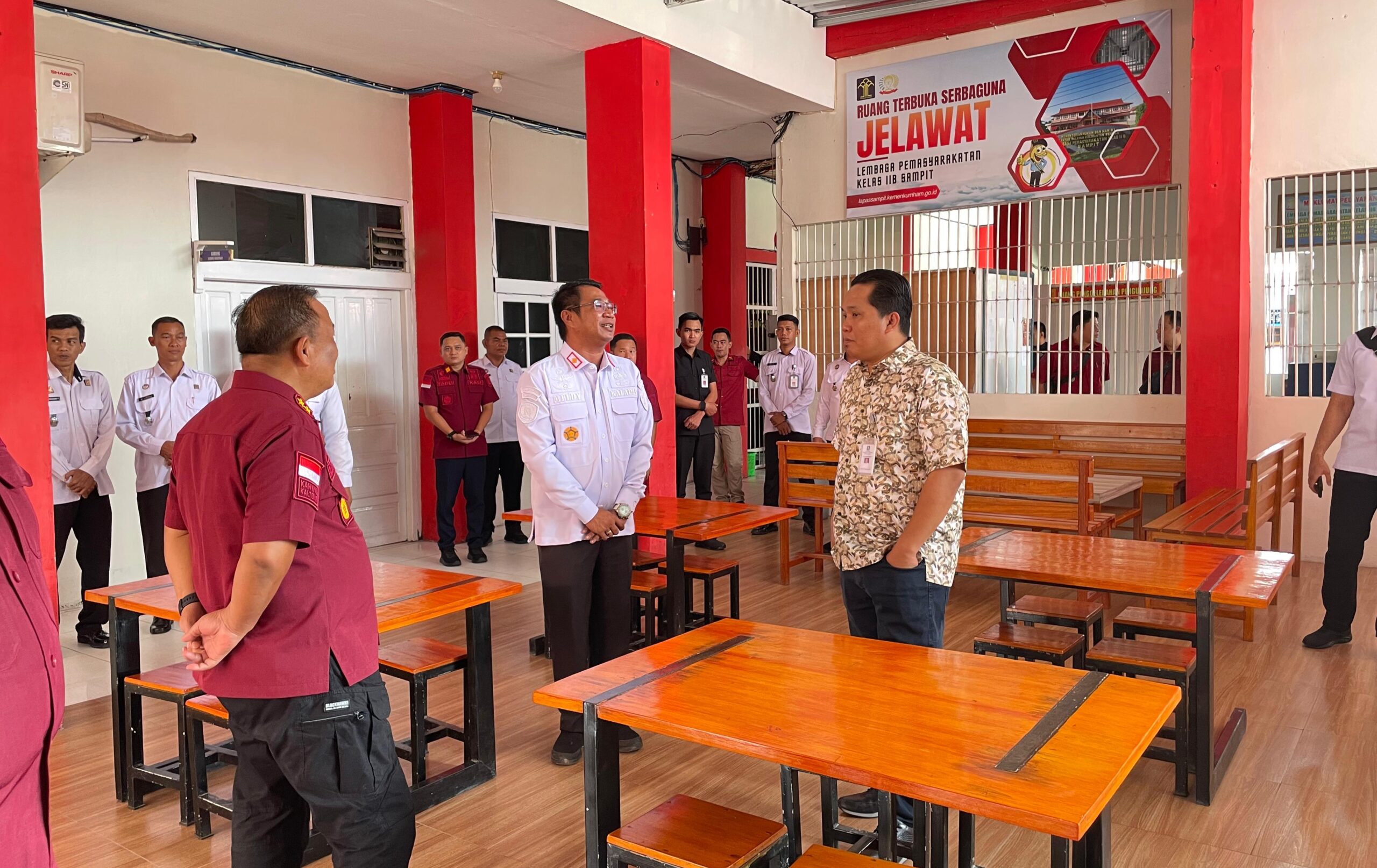Staf Khusus Menkumham Bidang Hubungan Luar Negeri Kunjungi Lapas Sampit