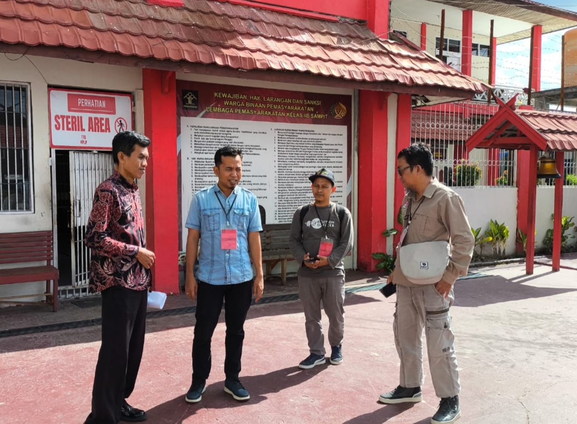 KPU Kotim Sambangi Lapas Sampit, Tinjau TPS Loksus untuk Pilkada