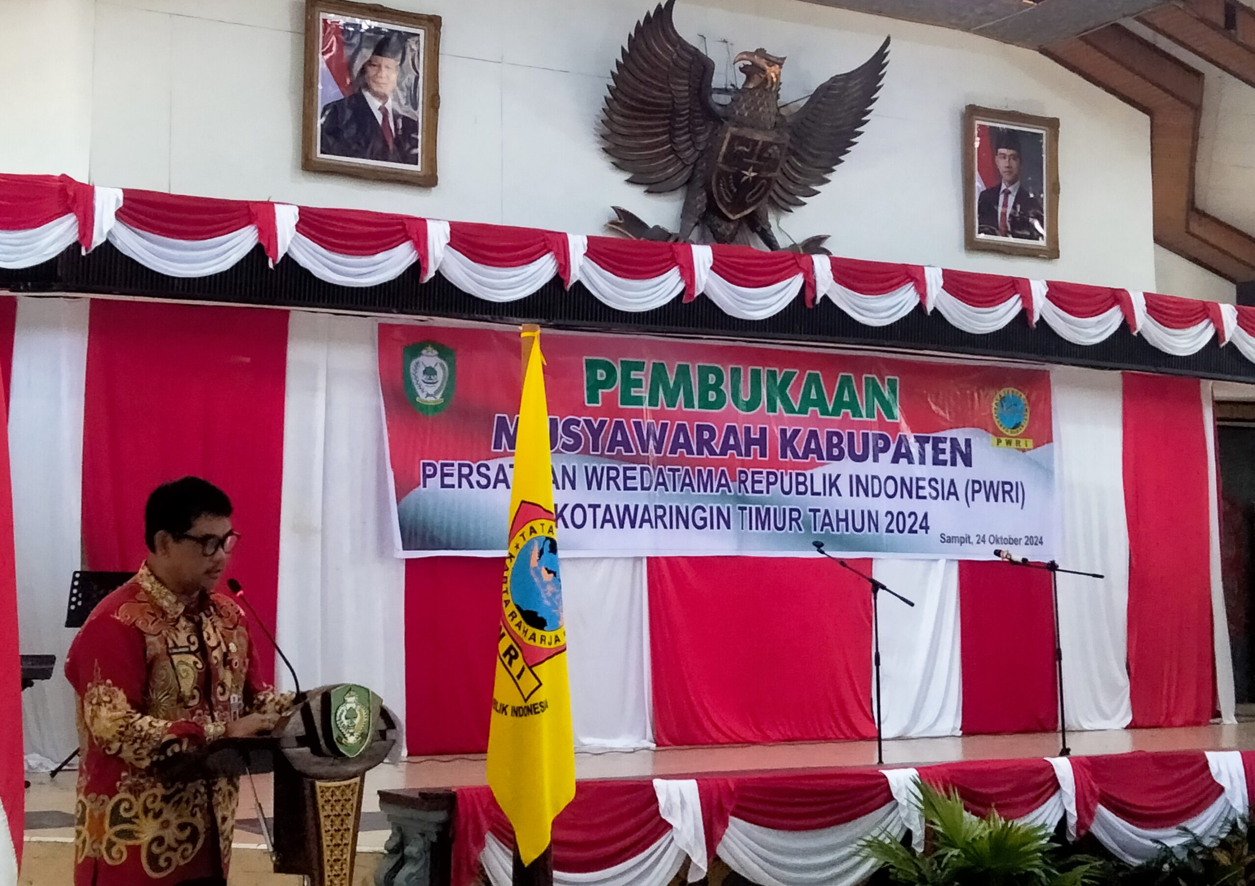 Hadiri Muskab PWRI, Pjs Bupati Kotim: Ini Momentum Penting Bagi PWRI Melanjutkan Kiprah Positifnya