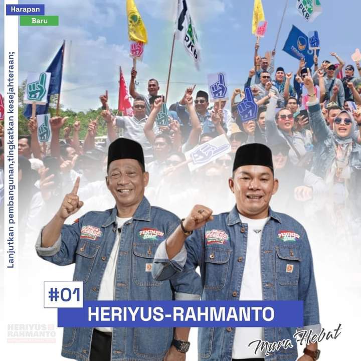Pasangan Heriyus-Rahmanto Diprediksi Menang di Pilkada Murung Raya
