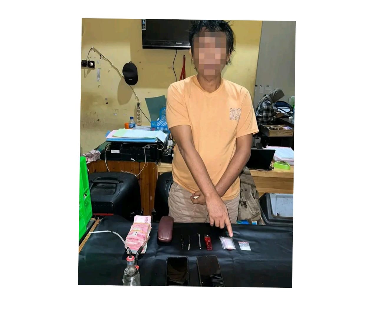 Polisi Tangkap Seorang Pengedara Sabu di  PT BHL