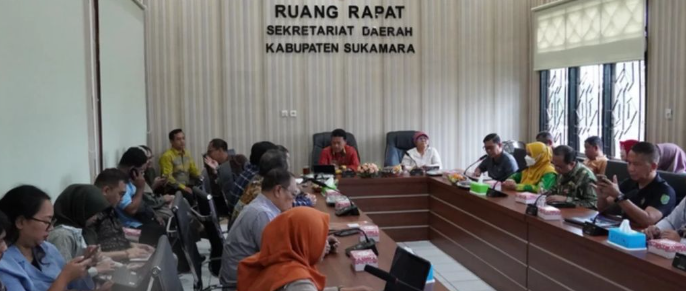 Pj Bupati Sambut Rombongan Kemenko Bidang Perekonomian dan PT Sungai Tabuk Industri