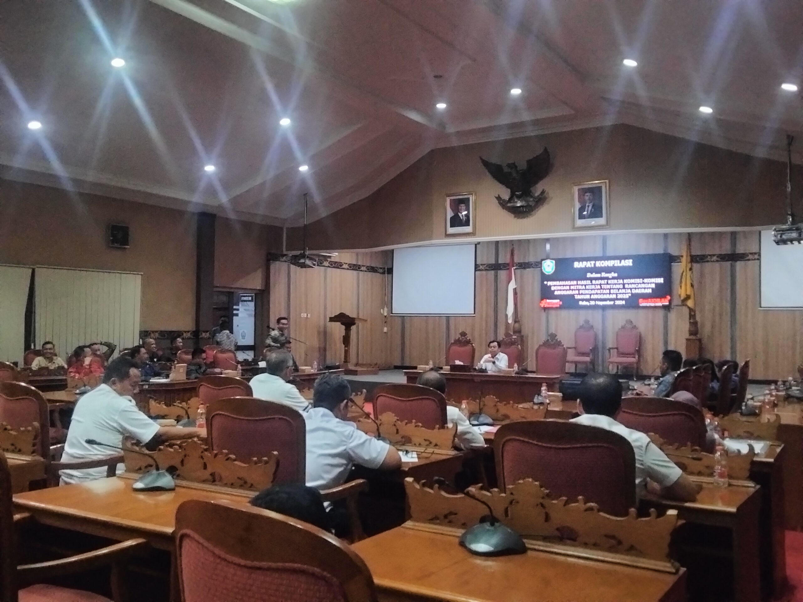 DPRD Kotim Gelar Rapat Kompilasi Pembahasan Hasil Rapat Kerja Komisi-Komisi Tentang RAPBD Tahun 2025