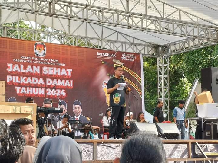 Jalan Sehat Pilkada Damai 2024: Masyarakat Kotim Diajak Jaga Kondusifitas Selama Tahapan Pilkada