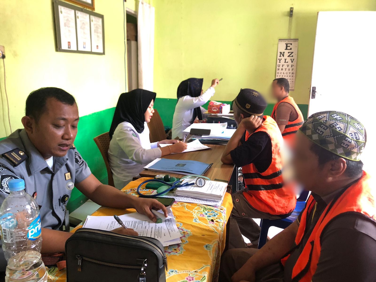 Lapas Sampit Lakukan Roll Kesehatan 30 Tahanan Baru