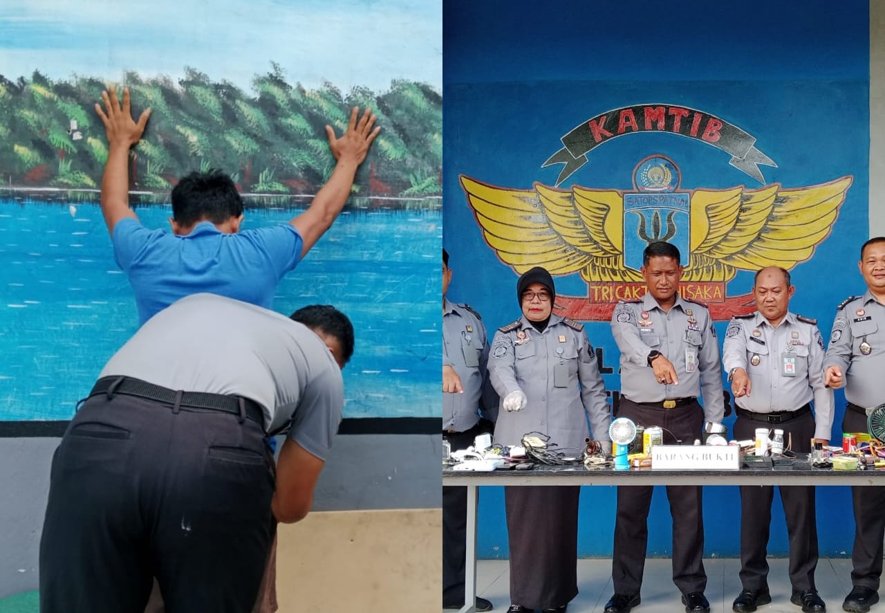 Lapas Pangkalan Bun Razia Kamar WBP, Dukung Arahan Menkumham Berantas Narkoba dan Judi Online