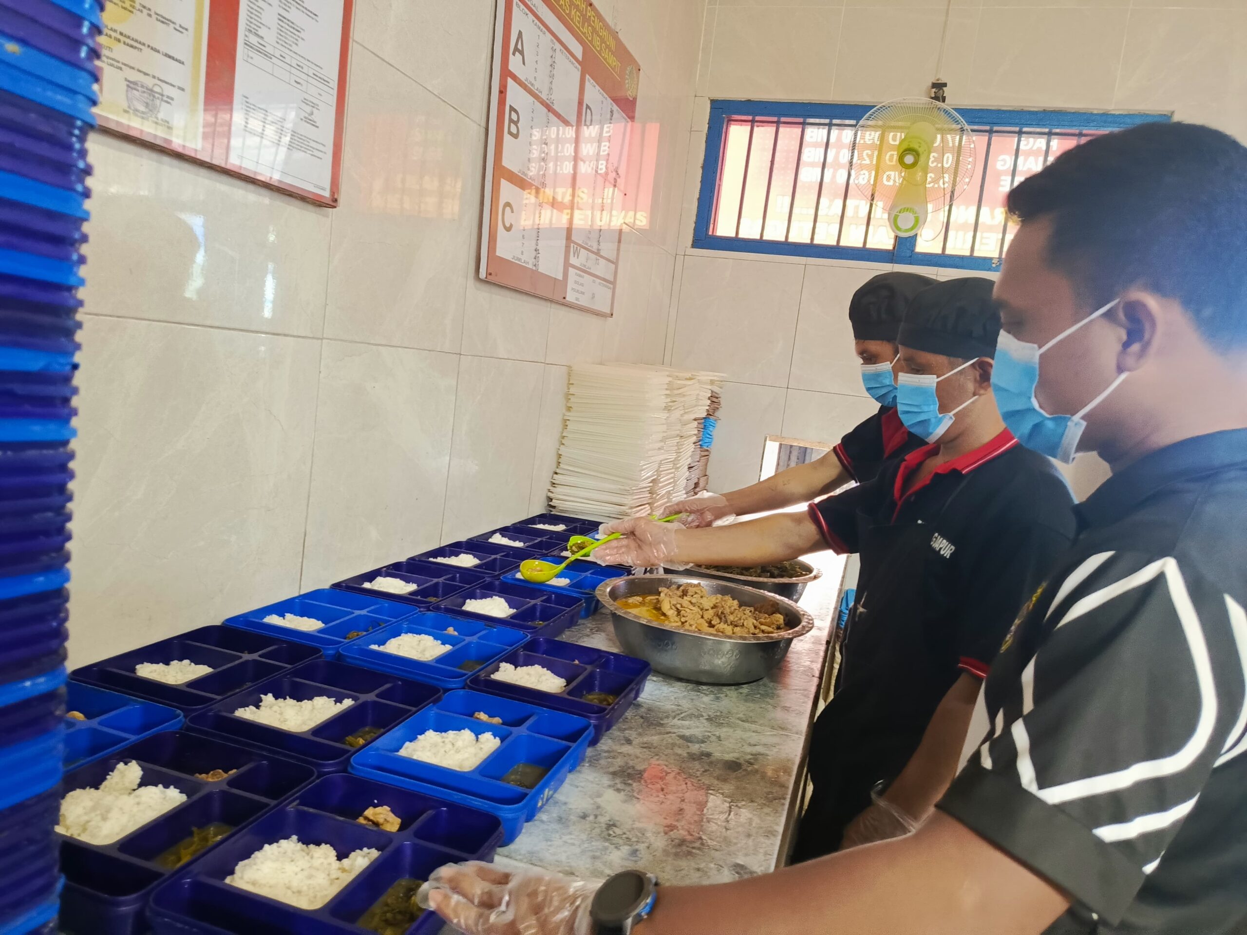 Lapas Sampit Pastikan Makanan WBP Tersaji dengan Baik