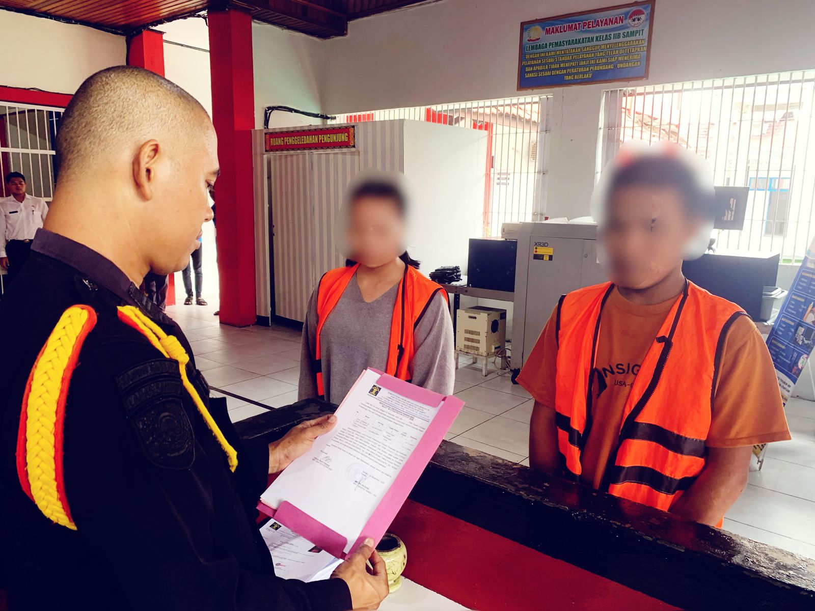 Lapas Sampit Mutasi Dua Anak Binaan ke LPKA Palangka Raya