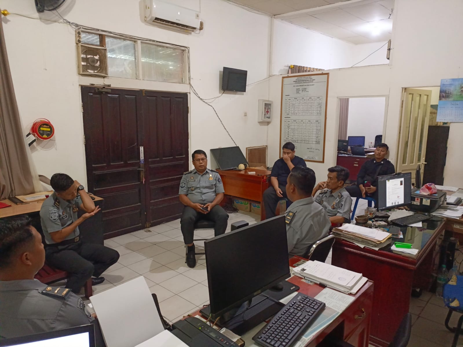 Komitmen Ciptakan Suasana Kondusif, Lapas Sampit Adakan Rapat Persiapan Pilkada