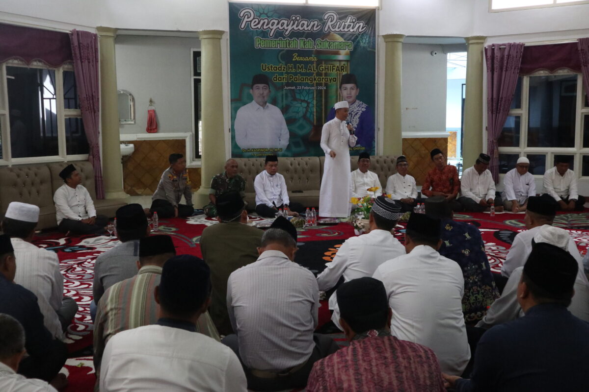 Sambut Ramadhan, Pemkab Sukamara Gelar Pengajian bersama Ustadz H. M. AL Gifhari dari Palangka Raya