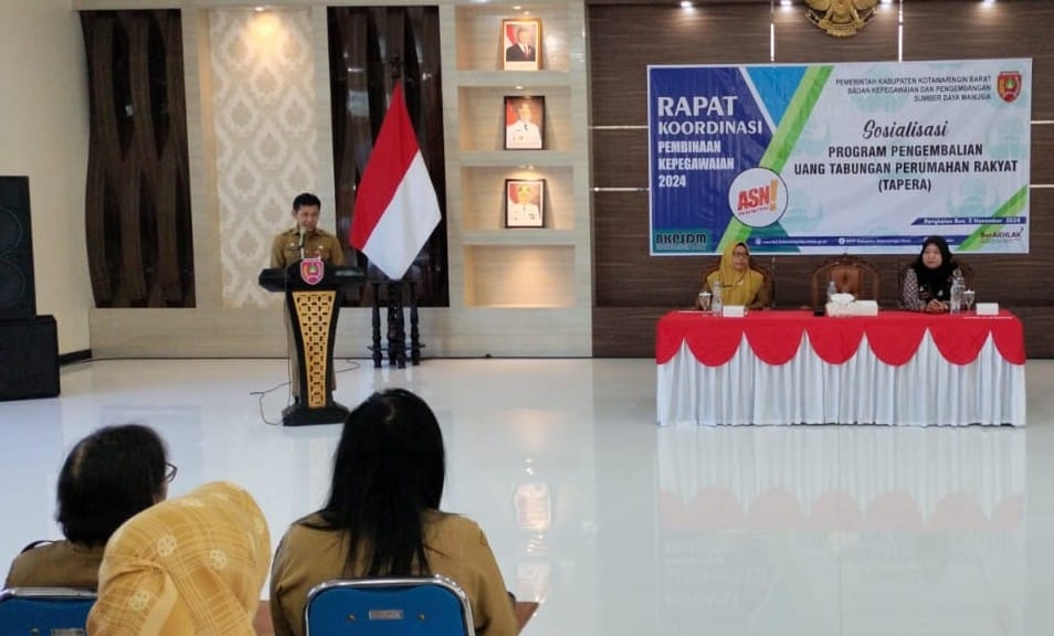 Pemkab Kobar Gelar Sosialisasi Tapera: Apresiasi Pengabdian PNS dan Serahkan SK Pensiun