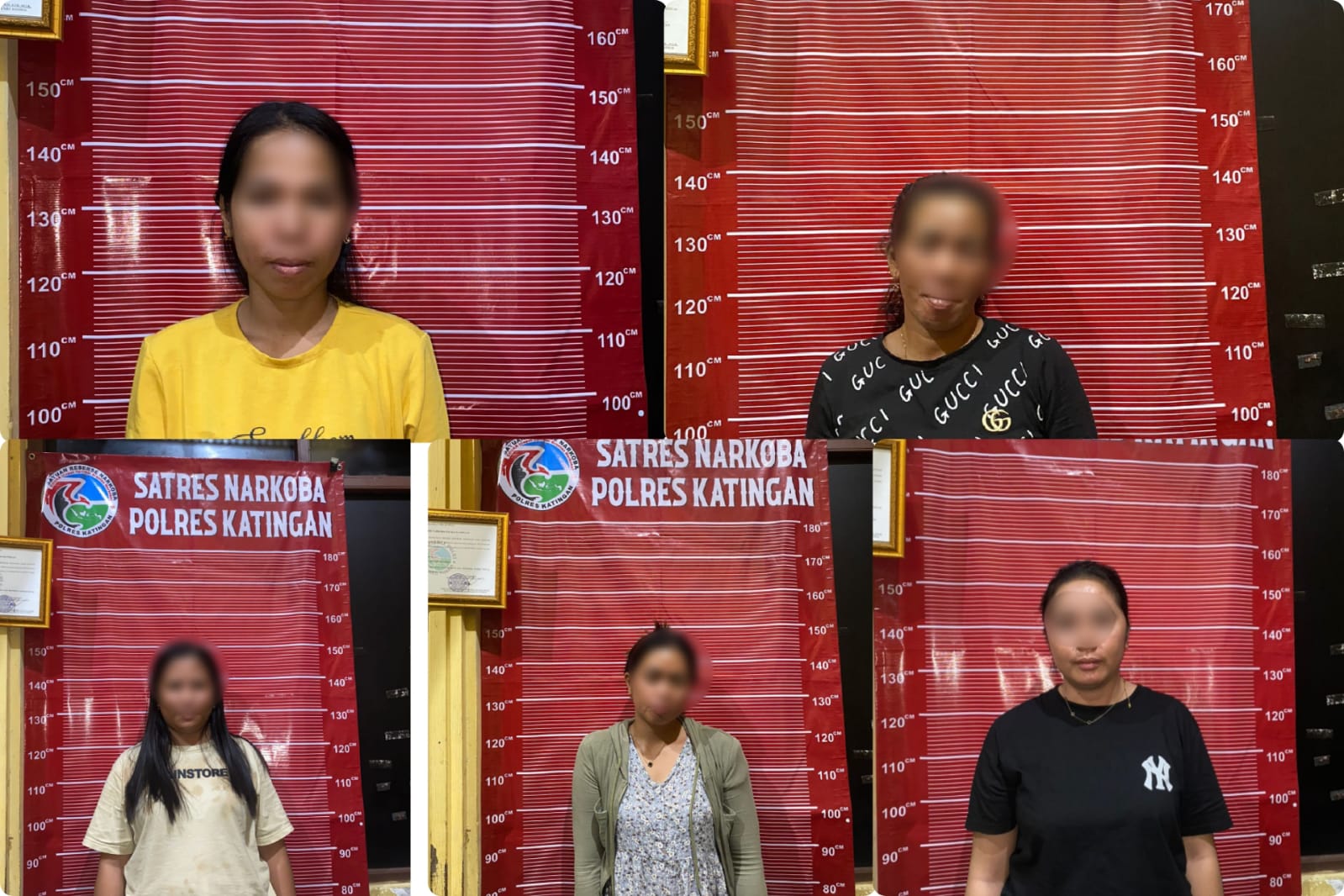 Diduga Edarkan Sabu, Polisi Tangkap Lima IRT di Katingan