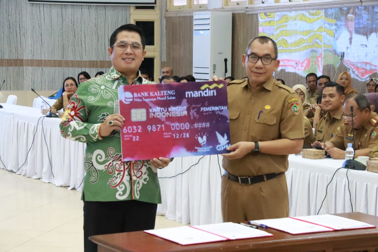 Pemerintah Provinsi Kalimantan Tengah Resmikan Kerja Sama Kartu Kredit Pemerintah Daerah