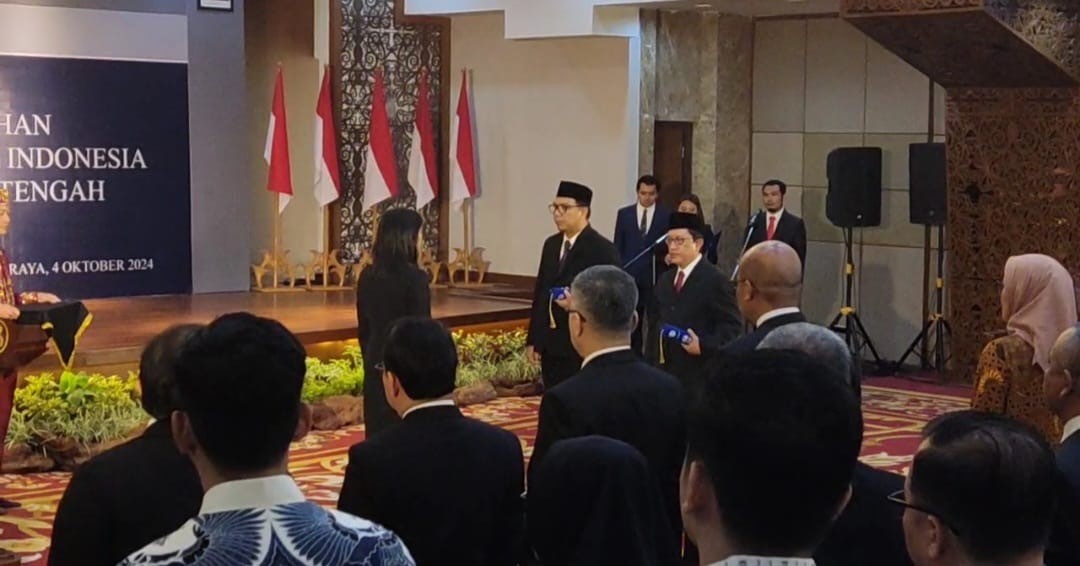 Sekretaris Daerah Kalimantan Tengah Lantik Kepala Kantor Perwakilan Bank Indonesia yang Baru