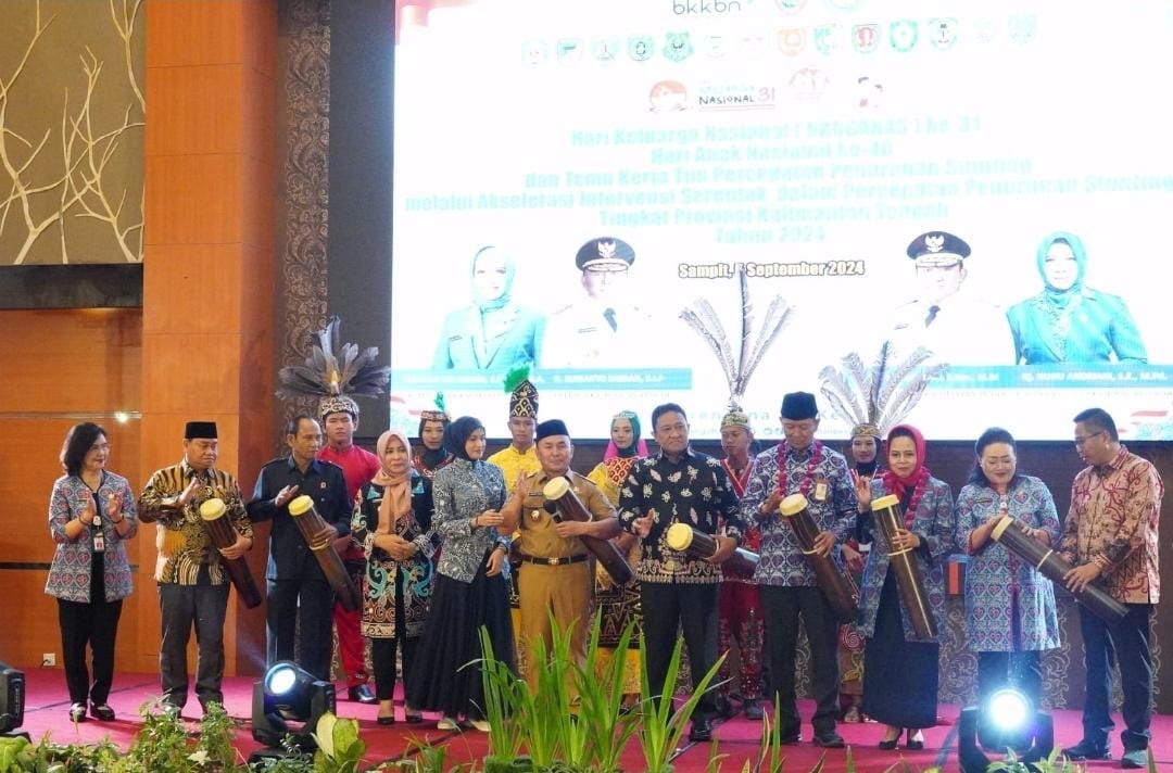 Peringatan Hari Keluarga Nasional dan Hari Anak Nasional di Kalimantan Tengah