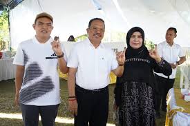 Sekda Kalteng Berikan Hak Pilih di Pemilu 2024