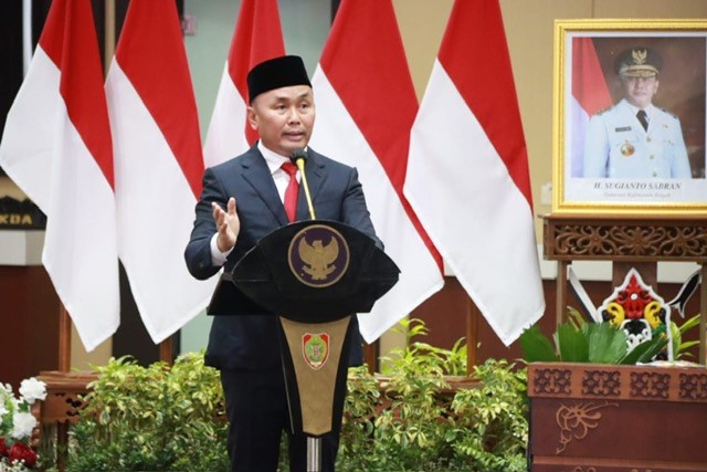 Gubernur Sugianto Sabran Lantik Empat Penjabat Bupati di Kalimantan Tengah