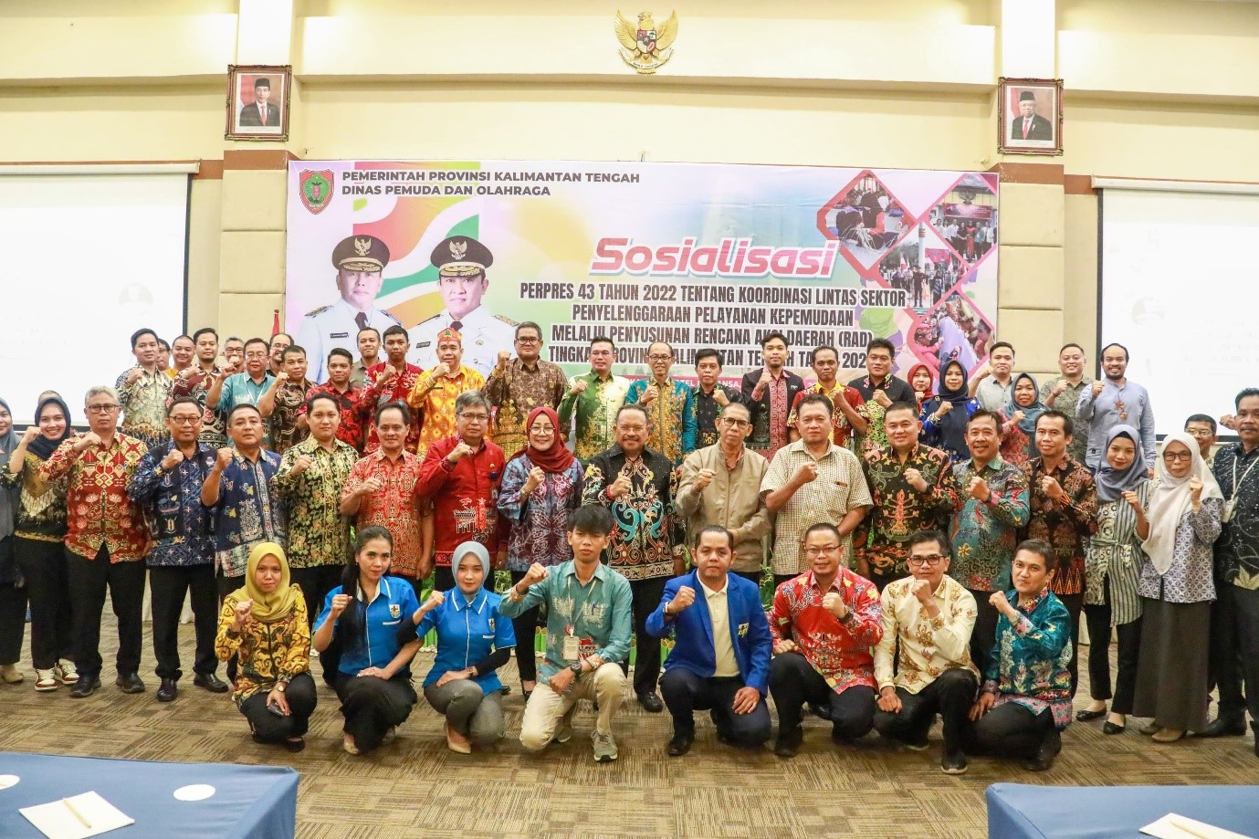 Sosialisasi penyusunan rencana aksi daerah pelayanan kepemudaan di kalteng resmi dibuka