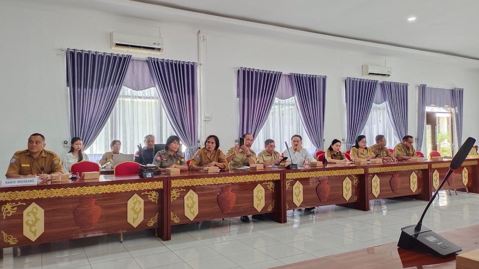 Katma F Dirun Pimpin Rapat Pengibaran Bendera Merah Putih Tahun 2024