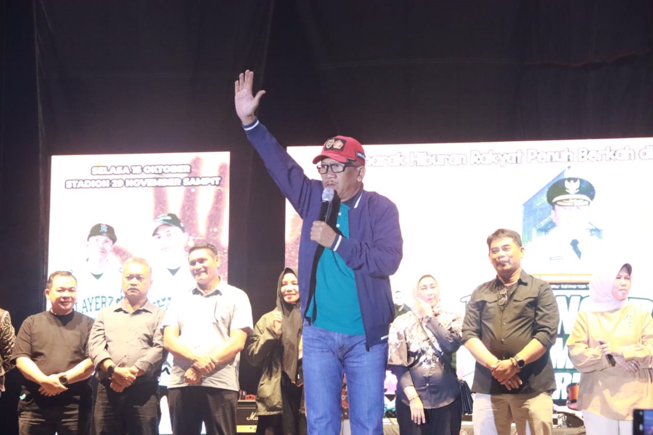 Sekda Kalteng Resmikan Konser Isen Mulang Berkah 2024 di Sampit