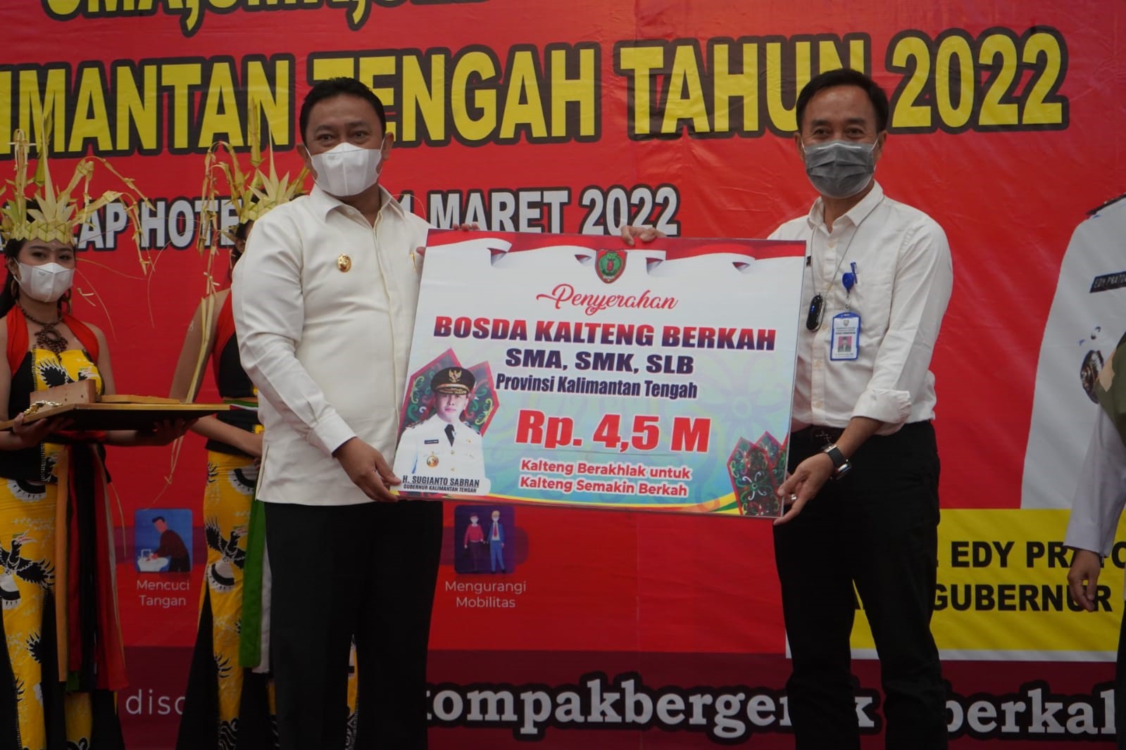 Wakil Gubernur Kalimantan Tengah Resmikan Sosialisasi Pengelolaan Dana BOS 2024 untuk SMA, SMK, dan SLB