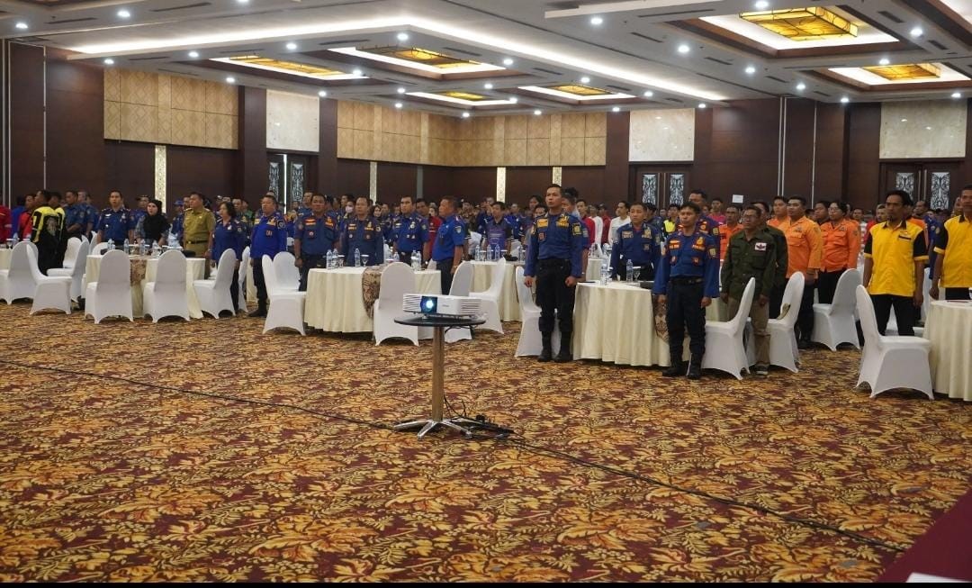 Yuas Elko resmikan rakor dan pembinaan relawan pemadam kebakaran 2024