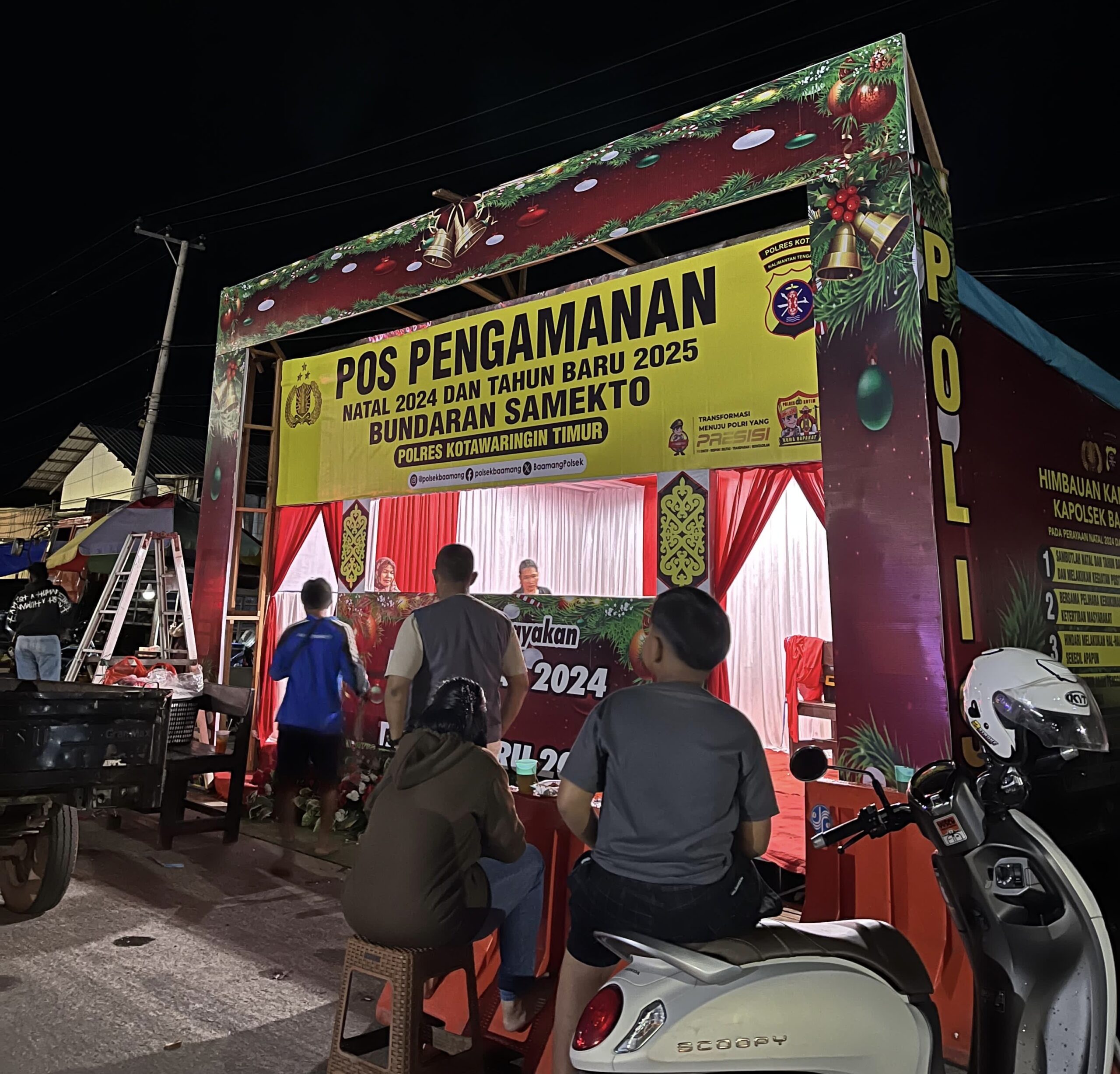 Polres Kotim Bangun Pos di Sejumlah Titik untuk Nataru