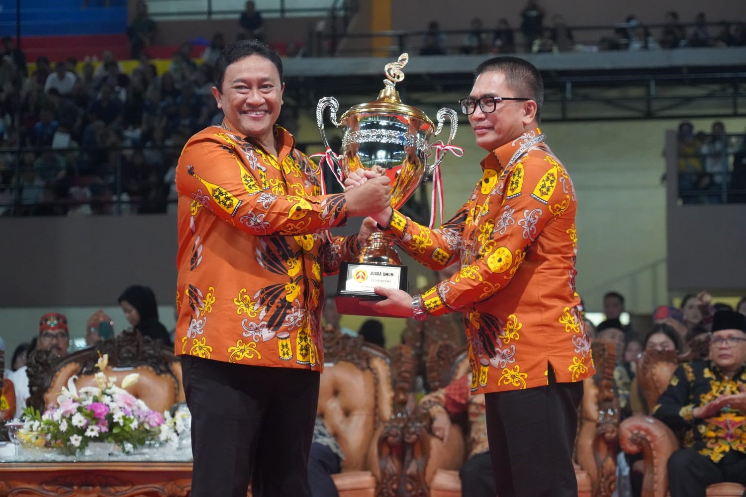 Wakil Gubernur Kalteng Dampingi Wamenag RI Resmikan Pesparawi ke-17