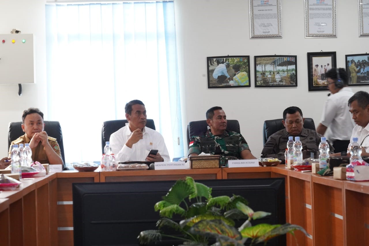 Optimalisasi Lahan Food Estate, Kalteng Dukung Peningkatan Produksi Padi Nasional