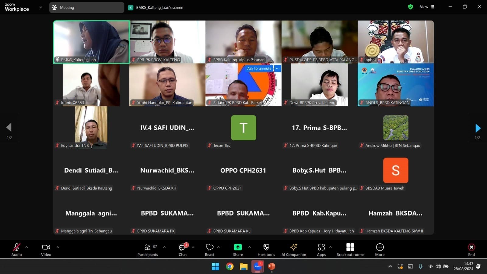 Kesiapsiagaan hadapi musim kemarau di kalimantan tengah menjadi perhatian utama BPBPK