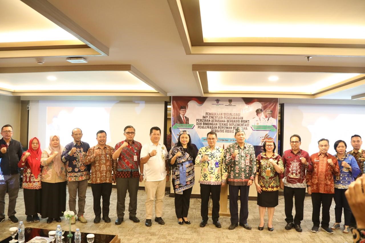 Sosialisasi dan bimbingan teknis pengawasan perizinan usaha berbasis risiko di palangka raya