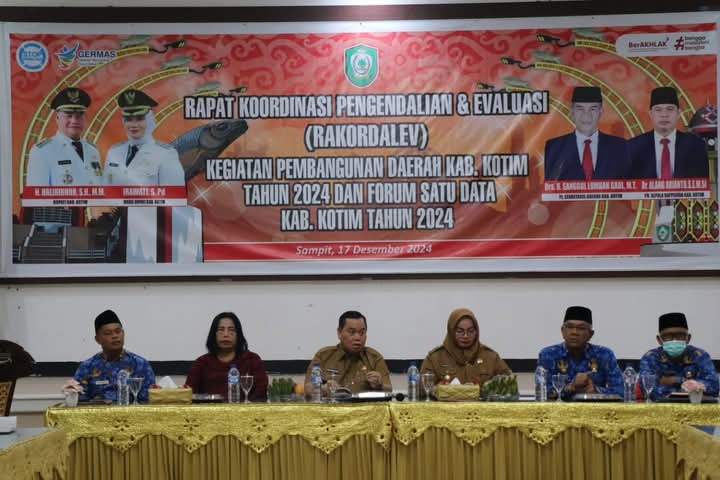 Bupati Kotim Buka Rakordalev Pembangunan Daerah Triwulan III Tahun 2024