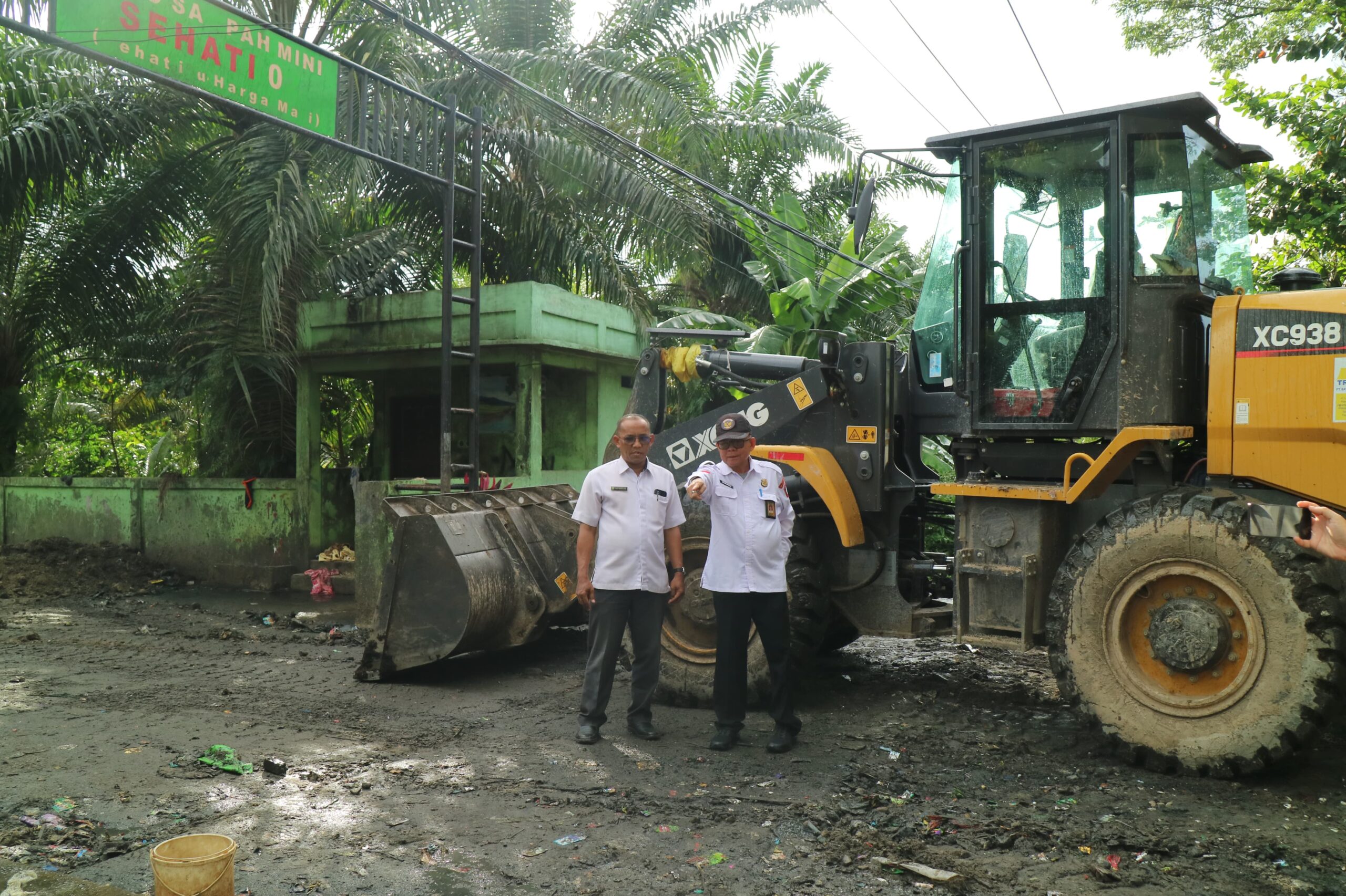 Pastikan Sampah Tak Menumpuk, Plt Kadis DLH Kotim Tinjau Penangan Depo Sampah