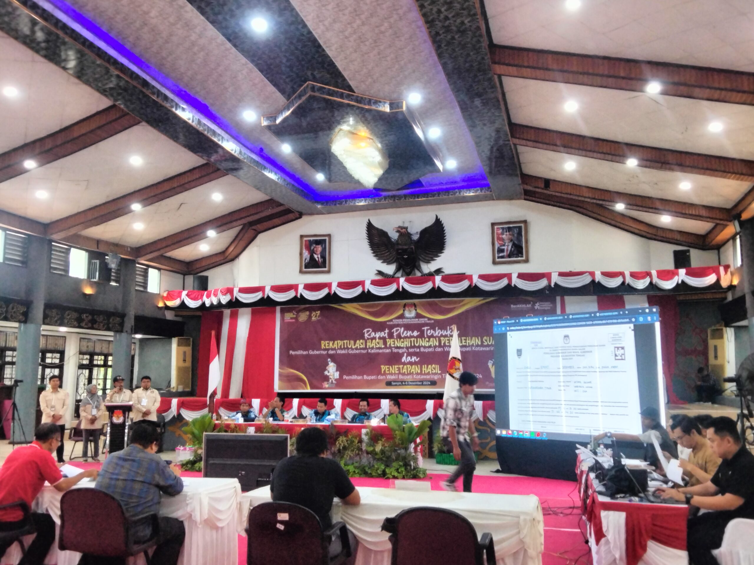 Hasil Rekapitulasi Suara Sementara Pilkada Kotim, Halikinnor-Irawati Unggul