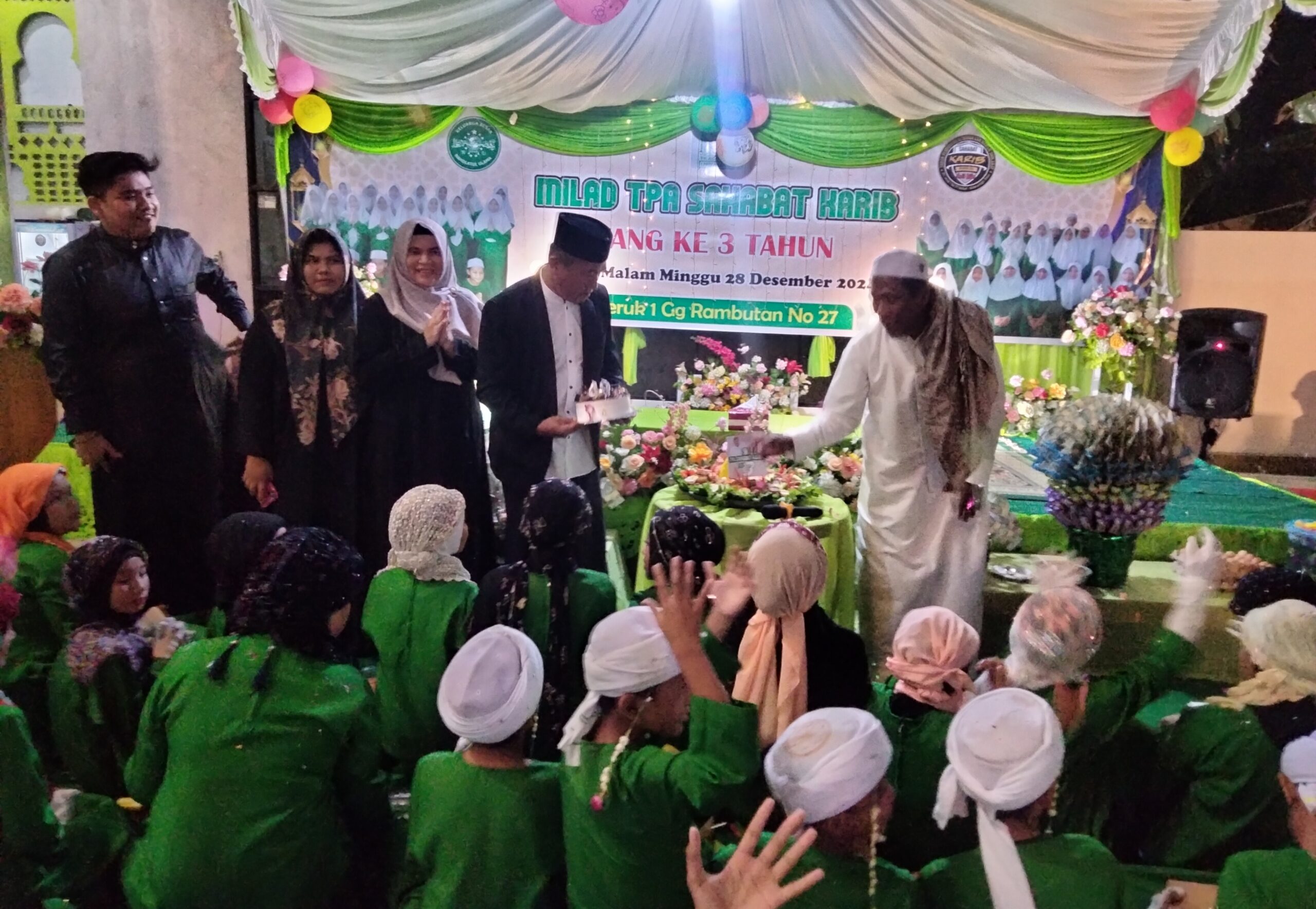 TPA Sahabat Karib Sampit Gelar Milad ke-3, Komitmen Wujudkan Anak-Anak dari Buta Baca Alquran dengan Gratis