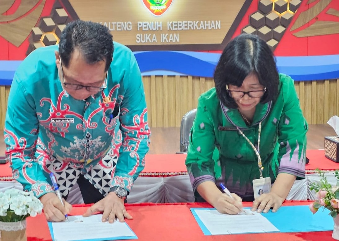 Dislutkan dan BPS Provinsi Kalteng Sepakati Kerja Sama Data Statistik Sektoral