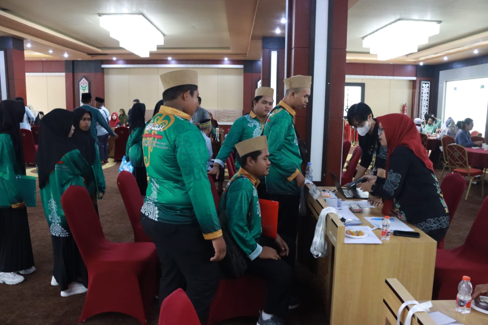 Peserta MTQH XXXII Tingkat Provinsi Kalteng Lakukan Registrasi Ulang