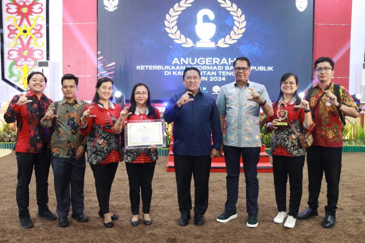 Dislutkan Kalteng Raih Peringkat 1 Informatif di Anugerah KIP 2024