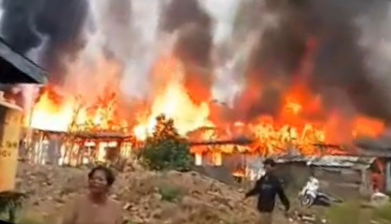 Mes Karyawan PT KMA Selatan Terbakar